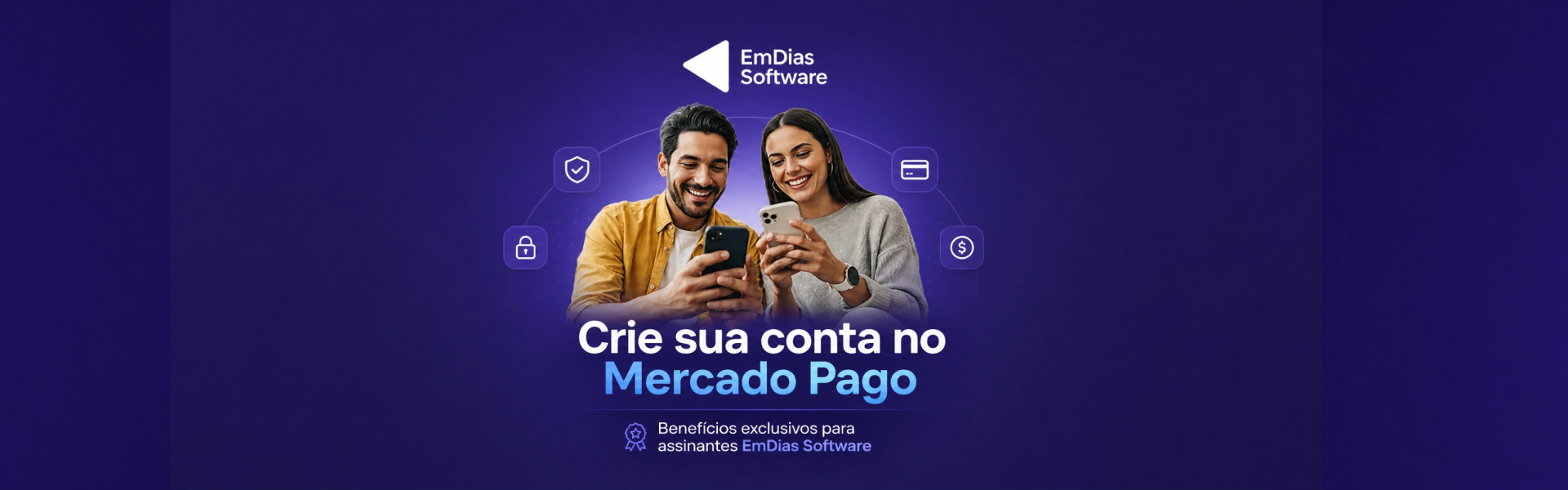 Crie sua conta Mercado Pago